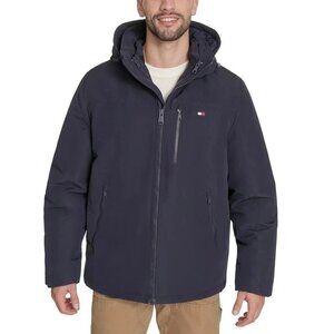 Tommy Hilfiger Men's S 3-In-1 All  Parka Jacket Navy Windbreaker JCK0220